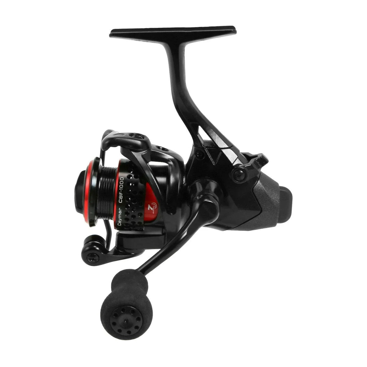 baitfeeder ice fishing reel Okuma Ceymar Olive Drab reverse bearing ensures solid hook sets Okuma Avenger Baitfeeder Spinning Reel