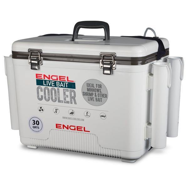 Engel Coolers | Live bait Drybox/Cooler with aerator.