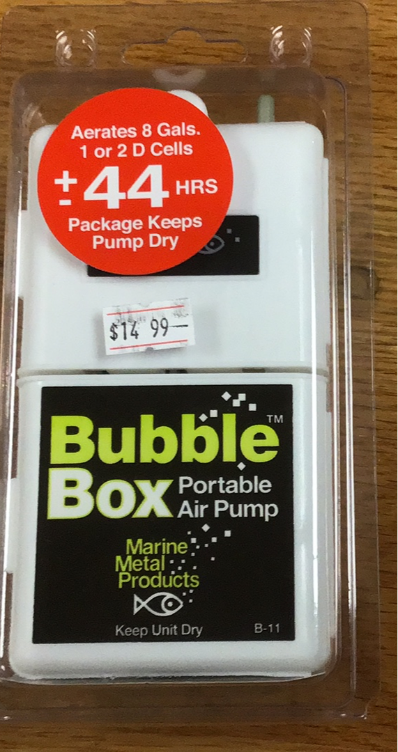 Marine Metal Bubble Box Portable Air Pump Fishing  