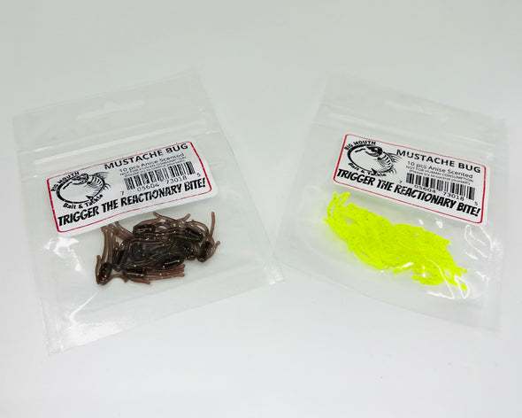 Big Mouth Bait & Tackle Plastics|Mustache Bug(10 pk)