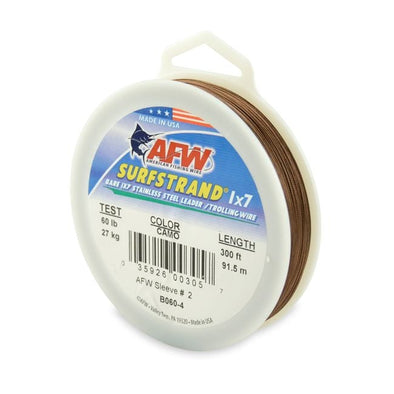 AFW | Surfstrand Bare Stainless Steel Leader (60 lb)