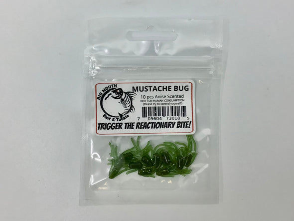 Big Mouth Bait & Tackle Plastics|Mustache Bug(10 pk)