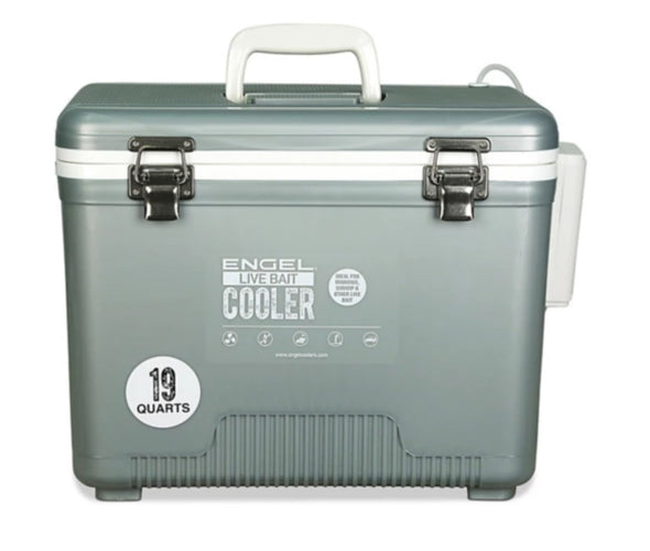 Engel Coolers | Live bait Drybox/Cooler with aerator.