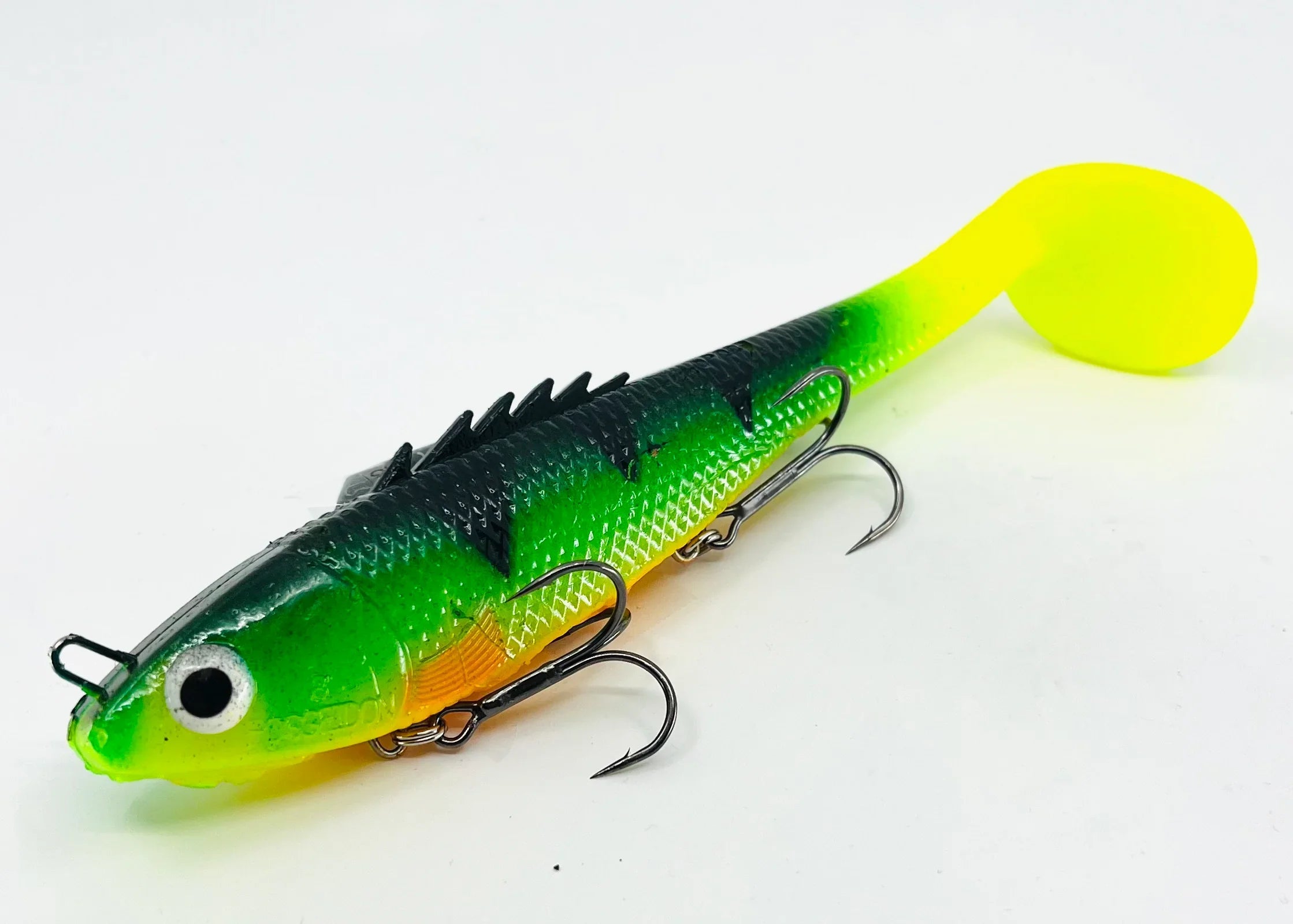 chaos fishing lures Chaos Tackle l 8” Posseidon Firetiger