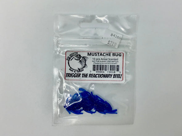 Big Mouth Bait & Tackle Plastics|Mustache Bug(10 pk)