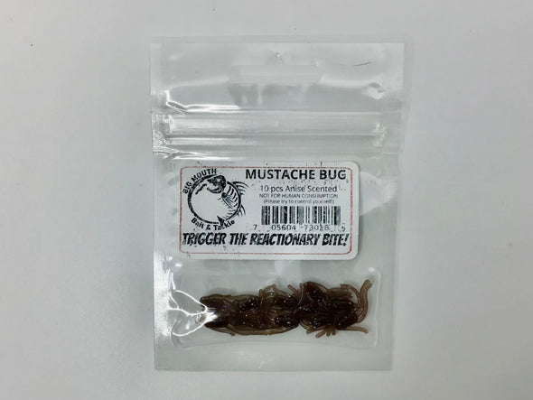 Big Mouth Bait & Tackle Plastics|Mustache Bug(10 pk)