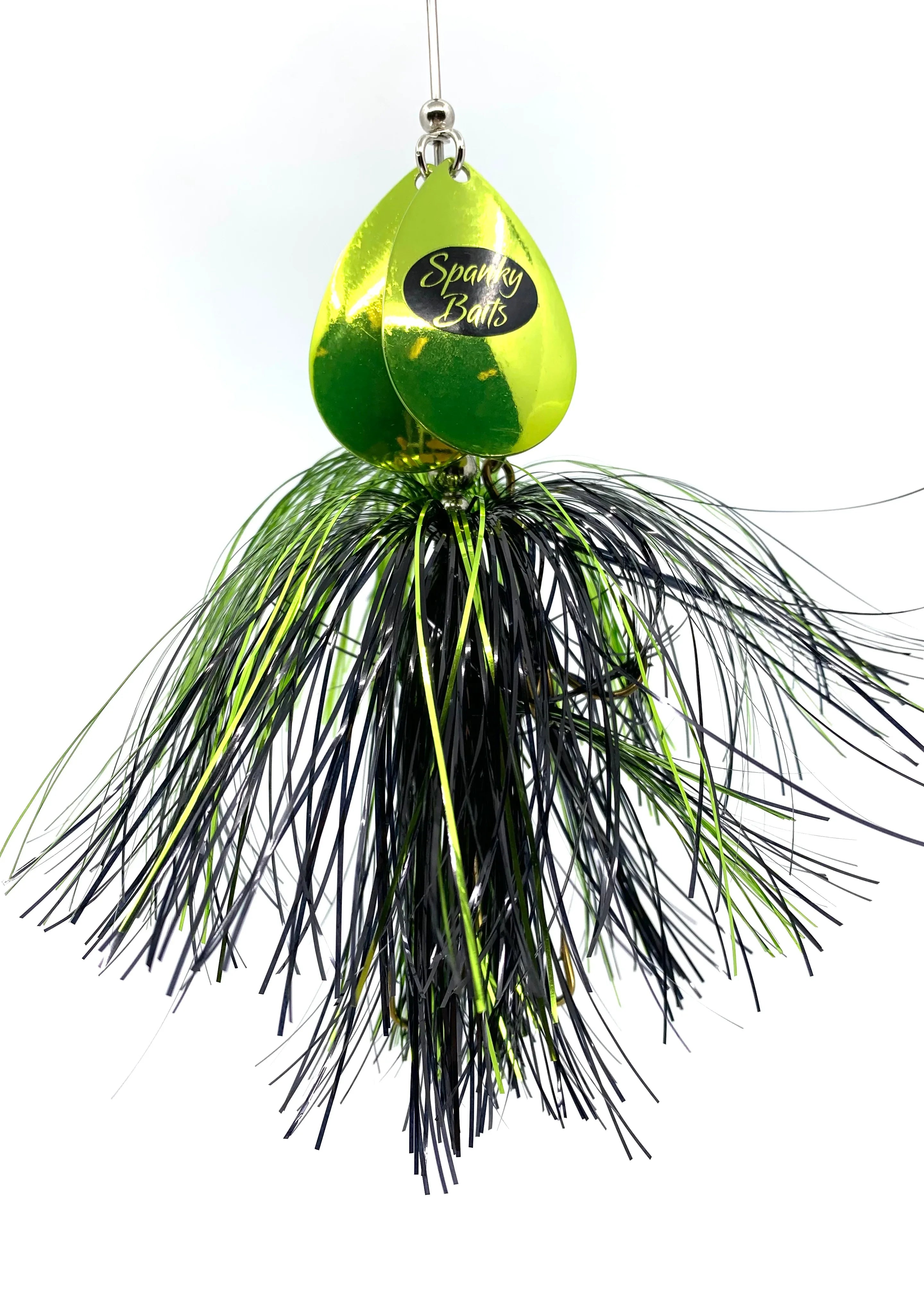 Spanky| Fireball 8” Black and Chartreuse