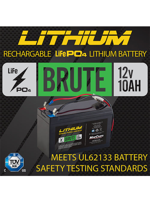 MarCum® MAX Battery  12v 30ah LiFePO4 Lithium Battery