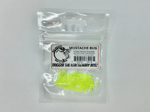 Big Mouth Bait & Tackle Plastics|Mustache Bug(10 pk)