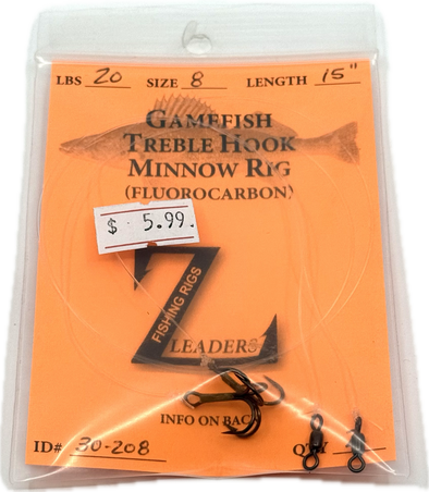 Z -Leaders | Gamefish treble hook