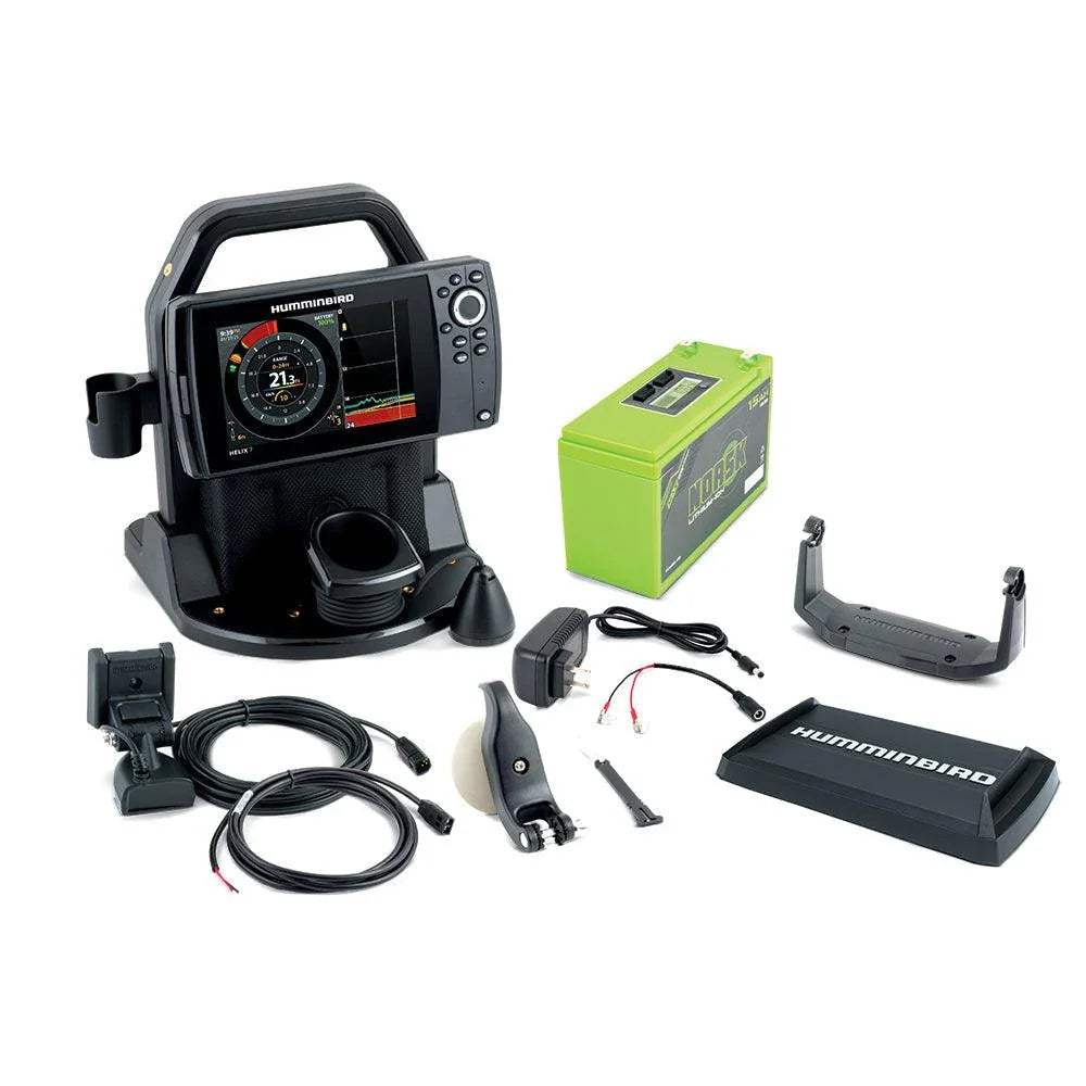 hummingbird fish finders ice fishing Humminbird Xplore 9 Mega Live 2 Bundle bright 5 Humminbird | Ice Helix 7