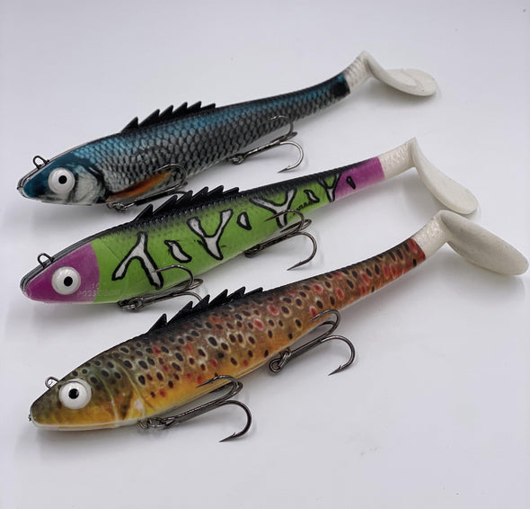 Taps and Tackle Co is proud to partner with Renegade Outdoor Innovations to bring you completely CUSTOM Posseidon 10's. Each bait is perfectly matched to baitfish and smaller game fish to completely fool big prey! Taps 