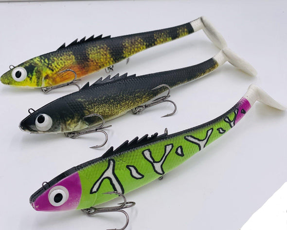 Taps and Tackle Co is proud to partner with Renegade Outdoor Innovations to bring you completely CUSTOM Posseidon 10's. Each bait is perfectly matched to baitfish and smaller game fish to completely fool big prey! 