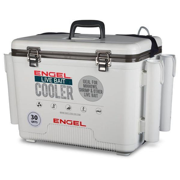 Engel Coolers | 30Qt Live bait Drybox/Cooler with aerator. - Taps and Tackle Co.