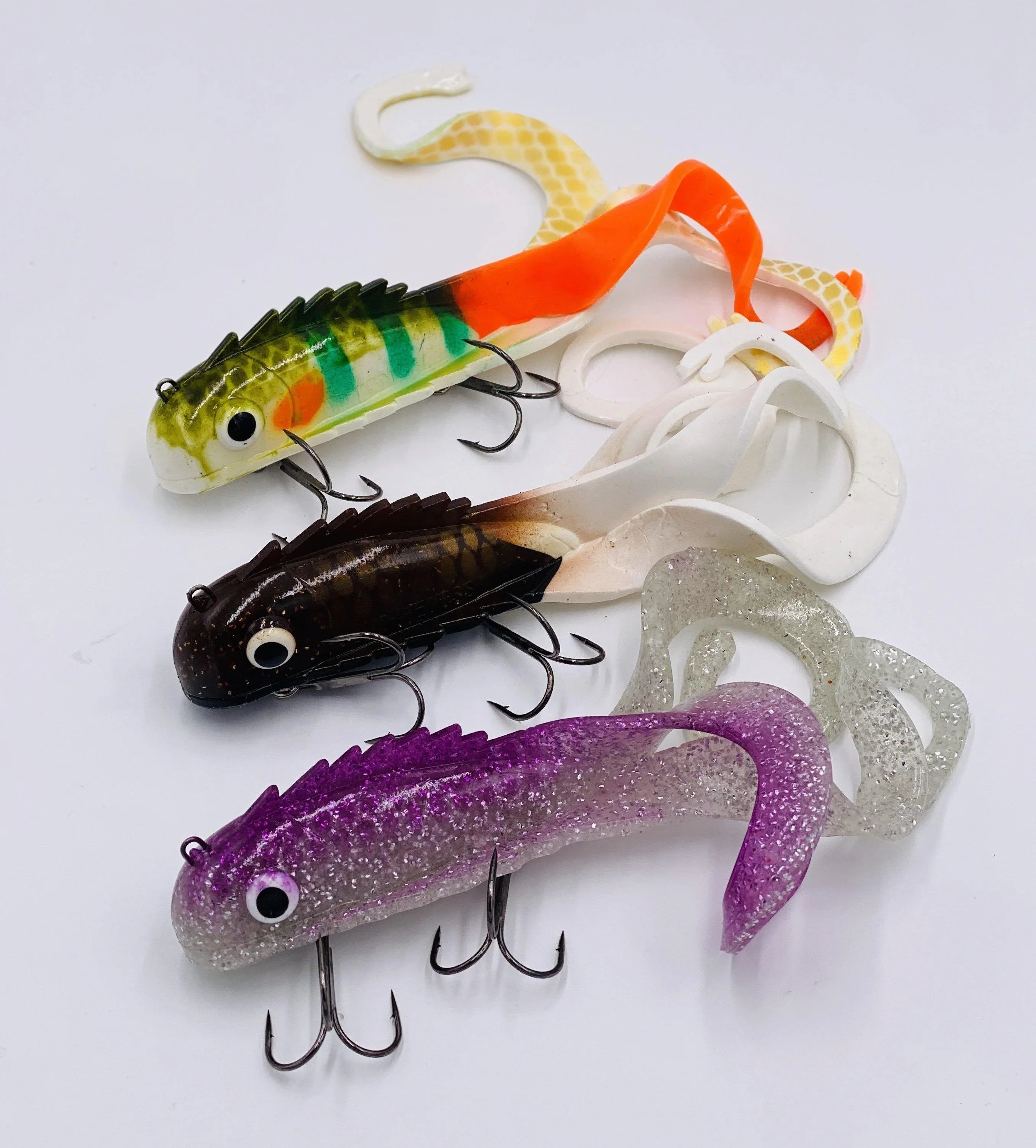 chaos fishing lures Tackle Posseidon 10 Sucker Rust Fusion 19 treble hooks Chaos Tackle Dirdy "B" -