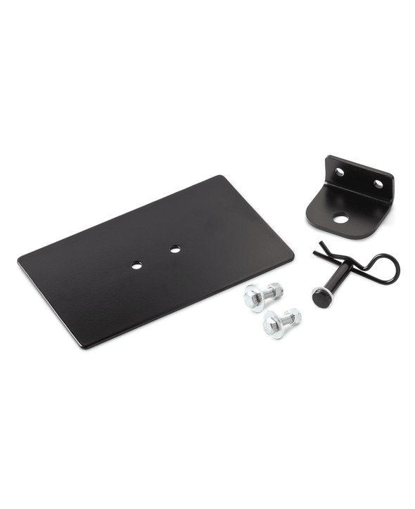 Universal rear sled hitch receiver and pin